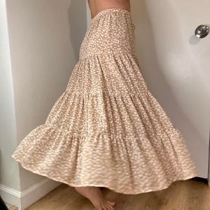 Aerie Cheetah Print Maxi Skirt